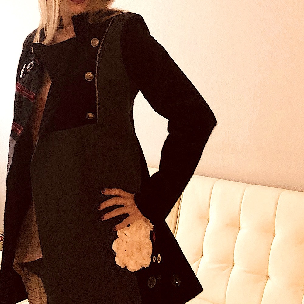 Vintage French cache cache jacket